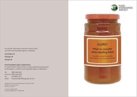 Food Standards Agency - Allergy: What to consider 