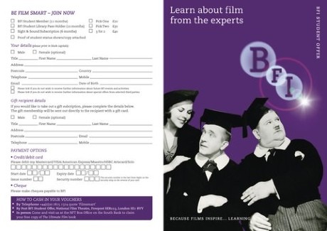 BFI student leaflet 2311